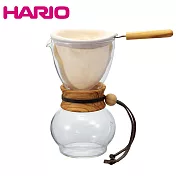 HARIO 濾布橄欖木手沖咖啡壺480ml DPW-3-OV 3-4杯