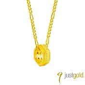 【Just Gold 鎮金店】鎏刻 黃金吊墜(不含鍊)