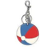 COACH 沙灘球造型吊飾/鑰匙圈 (藍色/紅色)