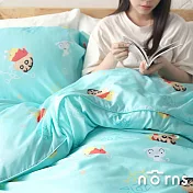蠟筆小新塗鴉100%天絲鋪棉兩用被套 雙人