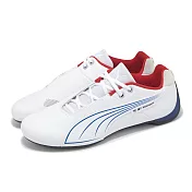 Puma 賽車鞋 BMW MMS Future Cat 男鞋 白 藍 紅 皮革 休閒鞋 30845802