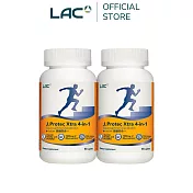 【LAC利維喜】2入組 敏力捷Xtra四合一食品錠90錠(葡萄糖胺/軟骨素/MSM/三效固敏捷)