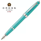 CROSS 貝禮輕盈系列 鋼筆 黑/白/灰/藍/珊瑚/藍綠 AT0746 藍綠色