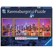德國Ravensburger維寶全景拼圖 紐約夜景(三片)(1000P)
