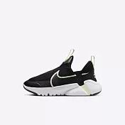 Nike Flex Plus 2 PS [DV9000-008] 中童 運動鞋 休閒 無鞋帶 套入式 舒適 透氣 黑綠