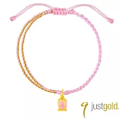 【Just Gold 鎮金店】馥悅-悅玲 黃金手繩(網路限定)