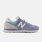 New Balance 574 男女休閒鞋-U574BLG-D US5 藍色