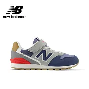 New Balance 996 Hook and Loop 中大童休閒鞋-YV996RN3-W 19 藍色