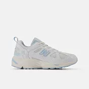 New Balance 878 中大童休閒鞋-PV878AC1-W 17 白色