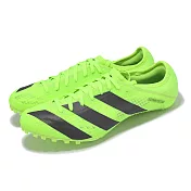 adidas 田徑鞋 Sprintstar 男鞋 螢光綠 黑 輕量 田徑 釘鞋 運動鞋 愛迪達 IE6870