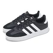 adidas 休閒鞋 Barreda 男鞋 女鞋 黑 白 復古 麂皮 百搭 情侶鞋 愛迪達 JI2307 25.5cm BLACK/WHITE