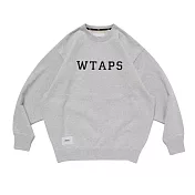 Wtaps SS25 Academy Sweater 大學T 黑/灰 251ATDT-CSM03 M 灰