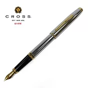 CROSS 高雲系列 亮鉻金夾/黑琺瑯金夾 鋼筆 AT0666-2FF/AT0666-11FF 亮鉻金夾