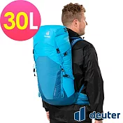 【deuter 德國】SPEED LITE 30L 超輕量旅遊背包3410622- 蔚藍