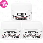 Kiehl’s 契爾氏 冰河醣蛋白舒敏修護保濕霜(7ml)*3(公司貨)