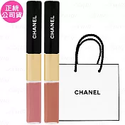 CHANEL 香奈兒 超炫耀持色唇萃(4.5ml+3.5ml)+香奈兒 紙袋(公司貨) #188 CARAMEL BEIGE