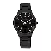 Roven Dino羅梵迪諾 城市旅人時尚腕錶-黑X白