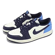 Nike 休閒鞋 Air Jordan 1 Low OG 男鞋 Obsidian 深藍 低筒 黑曜石 AJ1 CZ0790-400