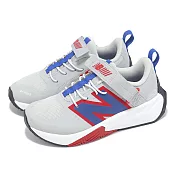 New Balance 慢跑鞋 FuelCell Strap 寬楦 中童 運動鞋 童鞋 灰 藍 護趾 NB PTFCYAM-W 17cm GREY/RED