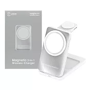 Samsung 三星原廠 ITFIT 三合一磁吸無線充電座 - 內附 60W USB-C 快充線 (ITPW32) 白色