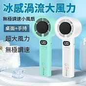 CS22 M11無極變速渦流小風扇-1入 氣質白