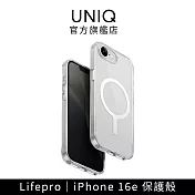 UNIQ iPhone 16e Lifepro Xtreme 磁吸防摔雙料保護殼  透明