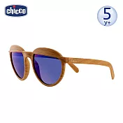 【Chicco】文青木紋風太陽眼鏡-兒童專用5Y+(附盒+眼鏡布)