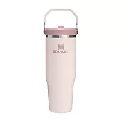 STANLEY 經典系列 IceFlow 手提吸管杯2.0 0.88L / 山櫻粉