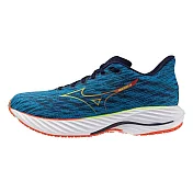 Mizuno Wave Rider 28 [J1GC240356] 男 慢跑鞋 彈力 支撐 緩震 美津濃 藍 黑