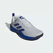 adidas 訓練鞋 Rapidmove Trainer M 男鞋 灰 藍 針織 緩衝 運動鞋 愛迪達 ID8651