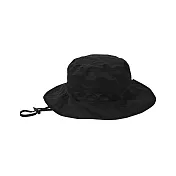 日本KiU 428-900 黑色 抗UV透氣防水遮陽帽, 便利收納, 防風帽帶(男女適用)