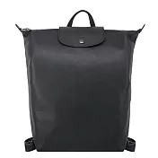 LONGCHAMP LE PLIAGE XTRA系列牛皮後背包(中) 黑