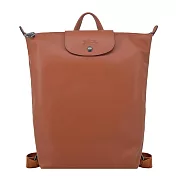 LONGCHAMP LE PLIAGE XTRA系列牛皮後背包(中) 白蘭地酒