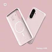 犀牛盾 Samsung Galaxy A56(6.7吋) SolidSuit (MagSafe兼容) 經典防摔背蓋手機保護殼- 雪酪粉