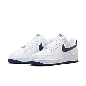 Nike Air Force 1 ’07 White Midnight Navy 午夜藍 FJ4146-104 白 AF1 百搭 經典 運動鞋 休閒鞋 男鞋 US12 30cm