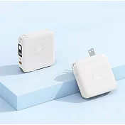 【NISDA】智慧無線充行動電源 10000mAh (BS-WL720) 有標示WH 白色