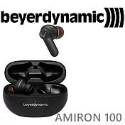 拜爾桿狀真無線耳機 beyerdynamic AMIRON 100 真無線降噪藍牙耳機 可連接8個裝置 公司貨保固一年 黑色