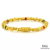 【點睛品】金歲轉運 黃金手鍊_計價黃金(05)