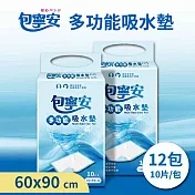 【包寧安】多功能吸水墊60x90cmx12包(10片/包)