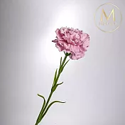 【Floral M】手感保濕康乃馨冰莓粉仿真花材（2入組）