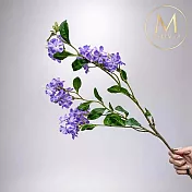 【Floral M】地中海夏日浪漫莫內紫雪花仿真花花材（1入組）