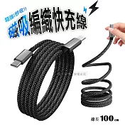 【兩入優惠組】超全磁 Type-C to Lightning PD27W磁吸秒收充電傳輸線(100cm)