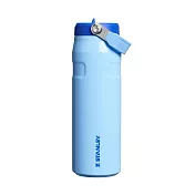 STANLEY 輕重力系列 IceFlow Aerolight 摺疊吸管杯 0.7L / 湖泊藍