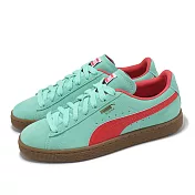 Puma 休閒鞋 Suede Terrace 男鞋 女鞋 湖水綠 紅 復古 板鞋 麂皮 39645105