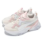 Puma 休閒鞋 Sophyr Wns 女鞋 厚底 增高 米白 粉紅 復古 39773603