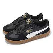 Puma 休閒鞋 Palermo Wide Lace SD 女鞋 黑 白 復古 膠底 40210902 23cm BLACK/WHITE