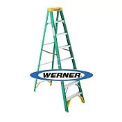 美國Werner穩耐絕緣梯 玻璃鋼單側人字梯(梯長2.4m) FRP梯 梯子 進口梯 /組 5908AS（確認訂購後無法退換貨）