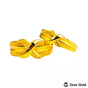 JoveGold漾金飾 理性與感性黃金成對戒指