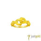 【Just Gold 鎮金店】靈動魅力 The Wisdom 黃金戒指 港圍 11  金色