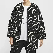 NIKE AS W NSW COZY HBR JKT 女 刷毛外套-FV8026010 M 黑色